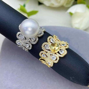 �����O�p�[�c S925�V���o�[ DIY �n���h���C�h�p �p�[�� ��g �t�@�b�V�����w�֑�� 10-12mm�~�`�p�[���Ή� �S�[���h �V���o�[ �I���W�i���f�U�C��