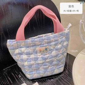 ランチバッグ 保温保冷 防水 厚手 アルミホイル 大容量 手提げ お弁当箱入れ 通勤 通学 学生 ピクニック レジャー アウトドア シンプル コットン ポータブル カラフル