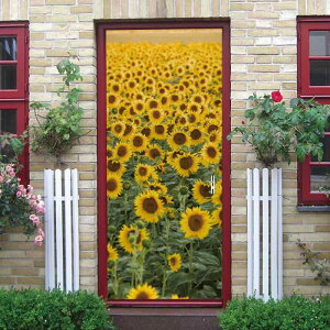 �h�A�X�e�b�J�[ 3D �Ђ܂�� �ԕ� �����C�N�V�[�g �\�邾�� ���ȔS�� PVC�� �h�� �ǎ� �f�R���[�V���� ������� ���킢�� ���r���O �Q�� ���� �X�� DIY