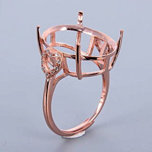 �w�� ���f�B�[�X 925�V���o�[�� 18K�z���C�g�S�[���h ���[�Y�S�[���h���b�L ���` ��g DIY �I�[�v���^�C�v ���߉\ ��i �G���K���g �V���v�� ���i�g�� �p�[�e�B�[