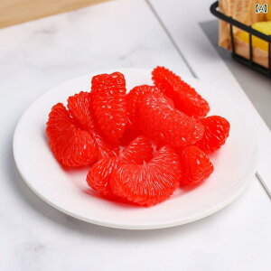 �t���[�c�͌^ PVC �t�F�C�N ���A�� �I�����W �X���C�X ���� �݂��� �~�j�`���A�t�[�h �H�i�T���v�� ���܂܂��� �h�[���n�E�X �f�R���[�V���� �n���h���C�h DIY �p�[�c ���� 10�Z�b�g(x2)