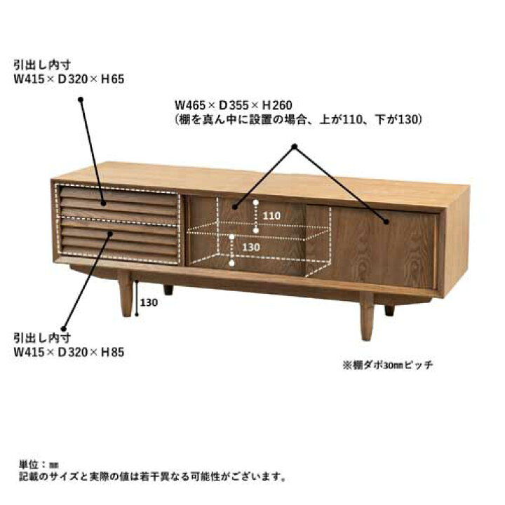 楽天市場】TV廻りをスッキリとできる ＜ienowaTVボード ベルヘ＞150巾 