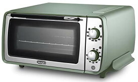 De'Longhi (デロンギ) オーブントースター ディスティンタ・ペルラ EOI408J-GR トースト4枚分 食パン シンプル操作 グリル・保温機能 安全設計 充実の付属品 [グリーン] デロンギファミリー登録で3年