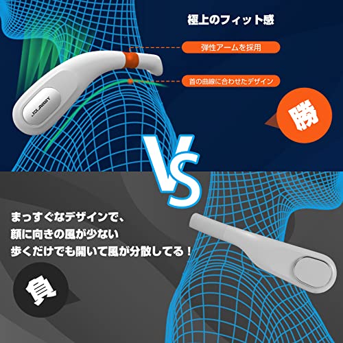 楽天市場】Jolassy 首掛け扇風機 ネッククーラー【2023全面進化 3D空間