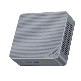 Beelink 第12世代Intel Alder Lake-N100プロセッサー（最大3.40GHz） W11 ミニコンピューター、EQ12 Pro ミニPC、8GB RAM 500GB SSD ビジネスミニデスクトップPC、デュアルHD