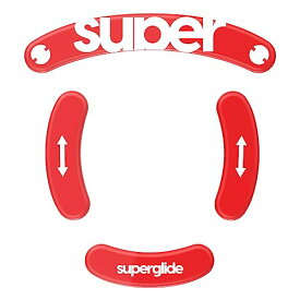 Superglide2 マウスソール for Logicool GPro Wireless マウスフィート [ 強化ガラス素材 ラウンドエッヂ加工 高耐久 低摩擦 Super Smooth ]