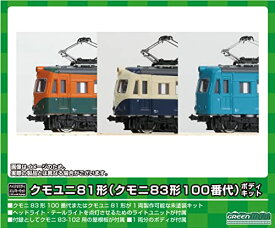 グリーンマックス Nゲージ クモユニ81形 (クモニ83形100番代) 1両ボディキット 18512 鉄道模型 電車