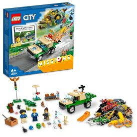 レゴ(LEGO) シティ 野生動物レスキュー ミッション 60353 おもちゃ ブロック プレゼント 動物 どうぶつ レスキュー 男の子 女の子 6歳以上