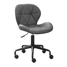 オーエスジェイ(OSJ) オフィスチェア デスクチェア おしゃれ グレー 学習椅子 椅子 回転椅子 幅59×奥行49×高さ74~83.5cm 組み立て簡単