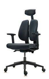 デュオレスト オフィスチェア デスクチェア 椅子 メッシュ 可動式背もたれ ダイヤル式背もたれ調整 セルフチルト リクライニング D100F グレー