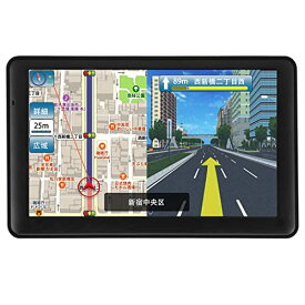 EASYOWN 2022最新地図搭載 カーナビ ポータブルナビ 7インチ タッチパネル 車用 車載GPS 12V-36V 車道ガイド スピード警告 安全運転ガイド