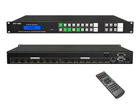 MT-VIKI HDMI マトリックス 8入力8出力 4K@30Hz HDMIマトリックススイッチ 8x8、HDMI 切替器分配器 8ポート RS232およびLANポート制御