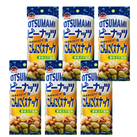 【イシカワ　おつまみピーナッツ＆にんにくスナック30g×6袋】にんにく1粒／株式会社イシカワ／いしかわ／ニンニク好き／にんにくつまみ／にんにくスナック