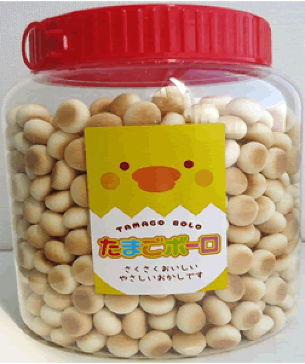 楽天市場】【送料無料】【なるみ物産 たまごボーロ POT(大）430g】6個