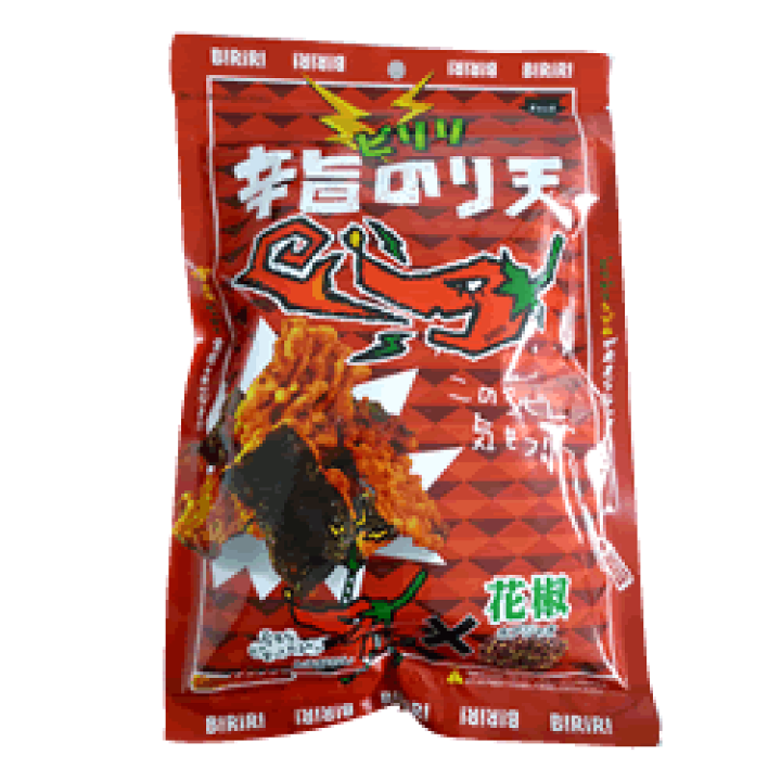 楽天市場】【ダイコー食品ビリリ君 旨辛のり天60g】激辛好きに 花椒
