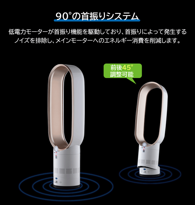 扇風機羽なし タワーファン節電対策 8段階風量調節 100°自動首振り Amazon.co.jp: 羽なし扇風機 タワーファン【冷暖房・節電】8段階