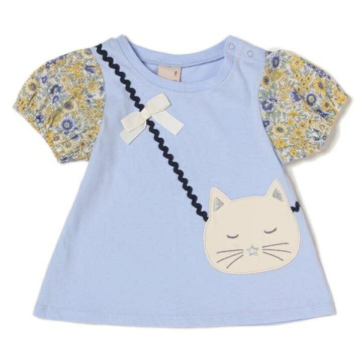 楽天市場】プティマイン(petit main)ネコポシェットデザインTシャツ 