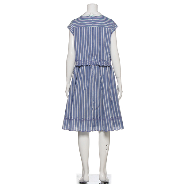 ポンポネットジュニア(pom ponette junior)衿つきストライプワンピース | NARUMIYA ONLINE（ナルミヤ）