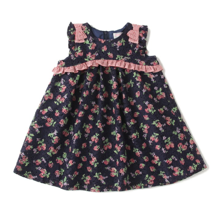 楽天市場 メゾピアノ Mezzo Piano 苺レースワンピース Narumiya Online ナルミヤ