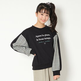 楽天市場 スウェット トレーナー 柄チェック トップス キッズファッション キッズ ベビー マタニティの通販