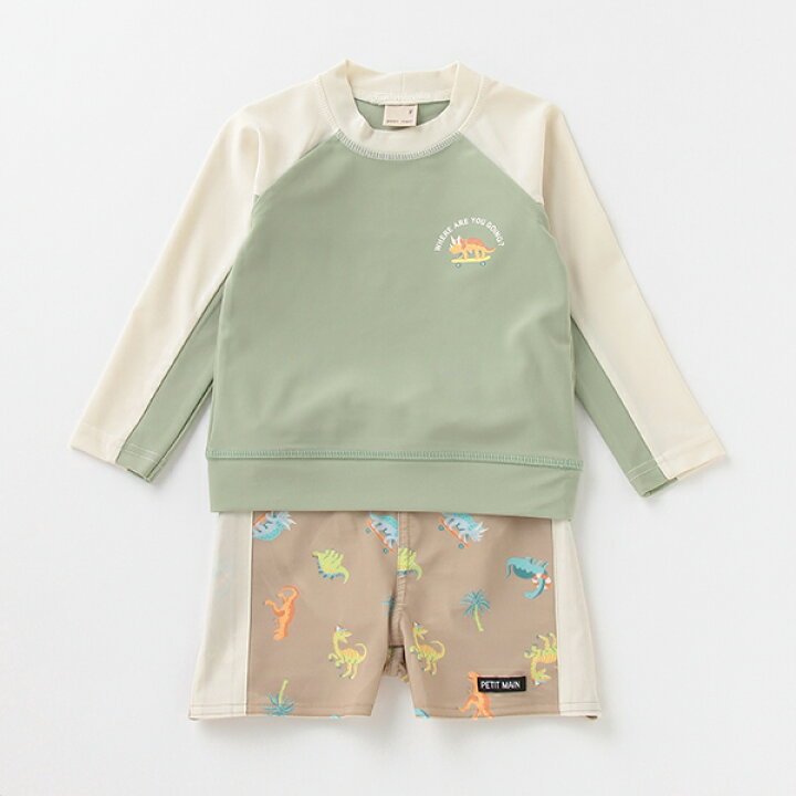 楽天市場 プティマイン Petit Main 総柄アソートセットアップ水着 Swim Narumiya Online ナルミヤ