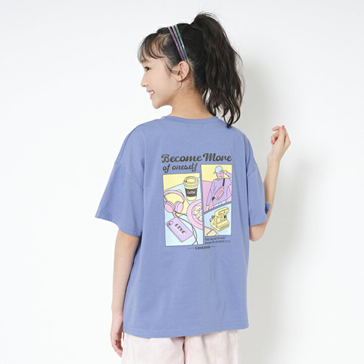 楽天市場】ラブトキシック(Lovetoxic)バックレトロプリント半袖Tシャツ 