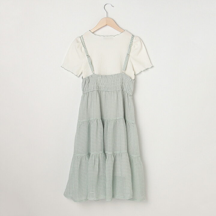 楽天市場】メゾピアノジュニア(mezzo piano junior)シアーギンガム  