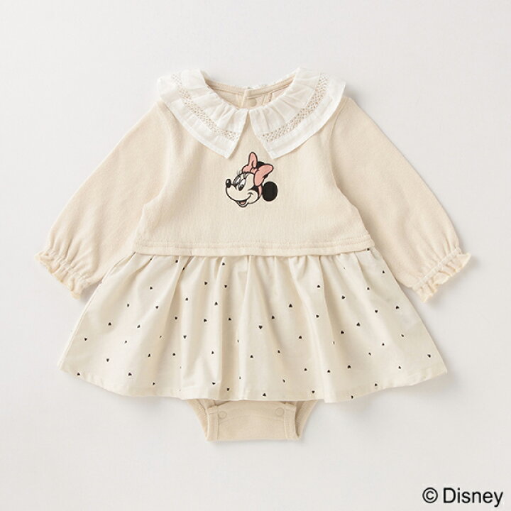 楽天市場 プティマイン Petit Main Disney ミニー ワンピロンパース Narumiya Online ナルミヤ