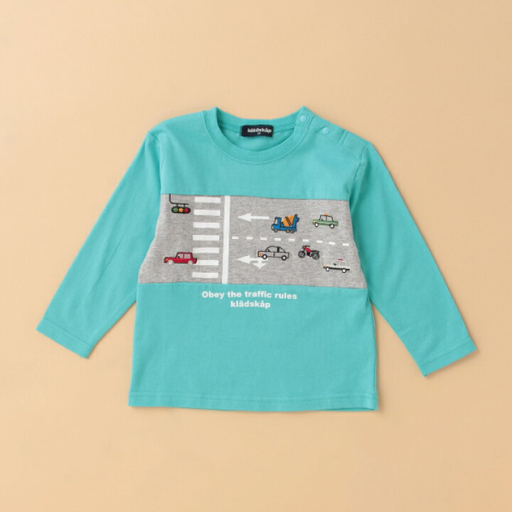 楽天市場】クレードスコープ(kladskap)車と道路長袖Tシャツ : NARUMIYA 