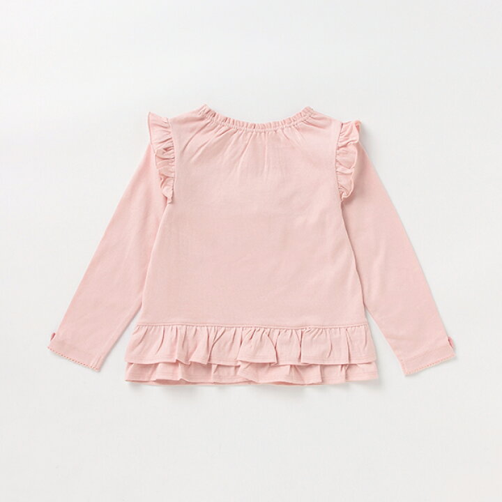 楽天市場】メゾピアノ(mezzo piano)クマアップリケ長袖Tシャツ  