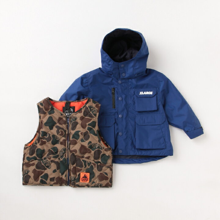 楽天市場】エクストララージ キッズ(XLARGE KIDS)3WAYマウンテンパーカ  