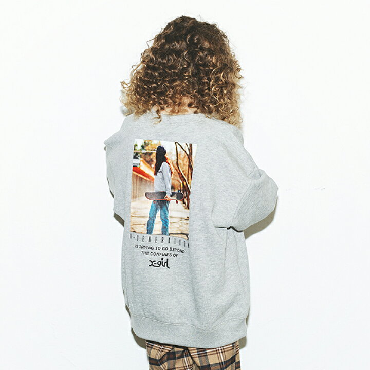 楽天市場 エックスガール ステージス X Girl Stages スケボーガールグラフィックトレーナー Narumiya Online ナルミヤ