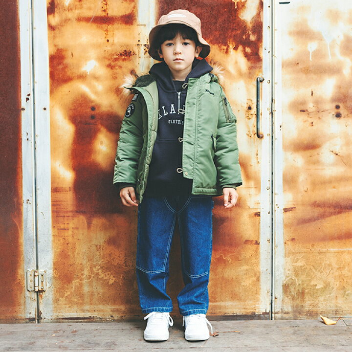 楽天市場】エクストララージ キッズ(XLARGE KIDS)中綿N-3Bジャケット  
