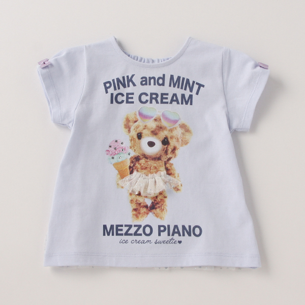 楽天市場】メゾピアノ(mezzo piano)☆アイスクマプリントTシャツ 