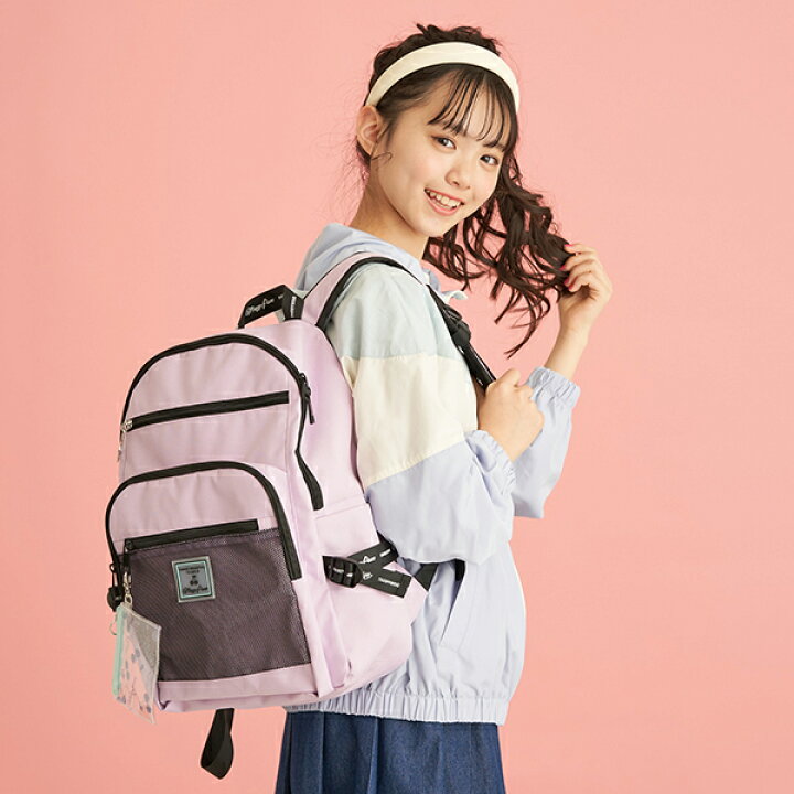 楽天市場 メゾピアノジュニア Mezzo Piano Junior ラメクリアポーチつきリュック Narumiya Online ナルミヤ