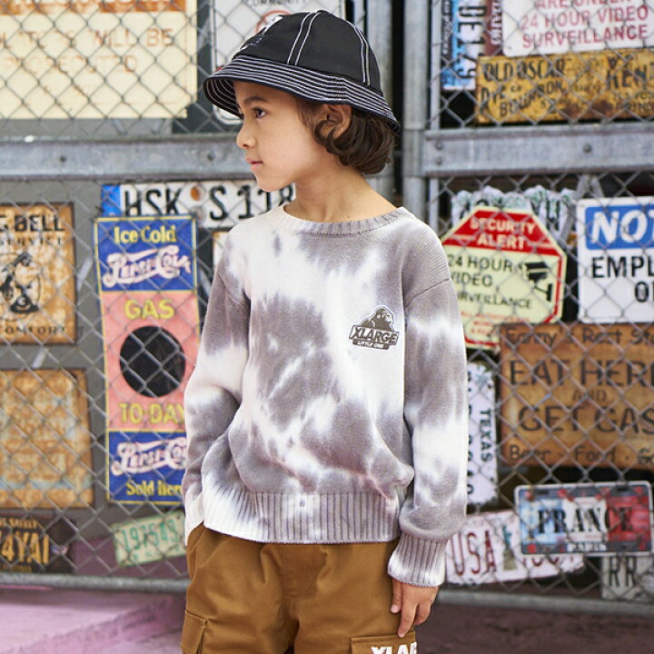 楽天市場】エクストララージ キッズ(XLARGE KIDS)タイダイニットプル  