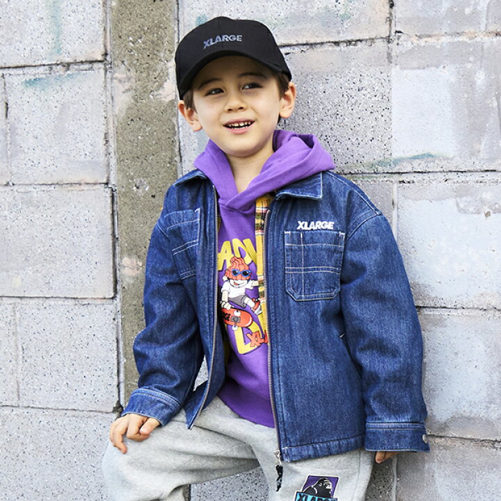 楽天市場】エクストララージ キッズ(XLARGE KIDS)【WEB限定】デニムZIP  