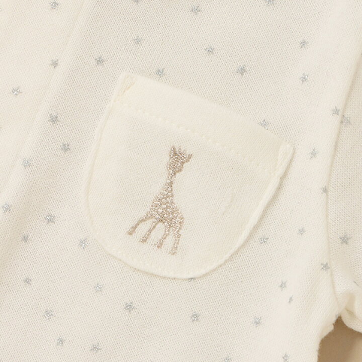 キリンのソフィー(Sophie la girafe)スターダストボディスーツ【日本製】 NARUMIYA ONLINE(ナルミヤ) キリンのソフィー(Sophie la girafe)スターダストボディスーツ