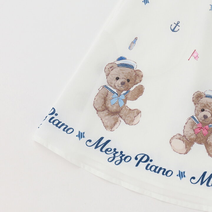 楽天市場】メゾピアノ(mezzo piano)マリンくま セーラーカラー 