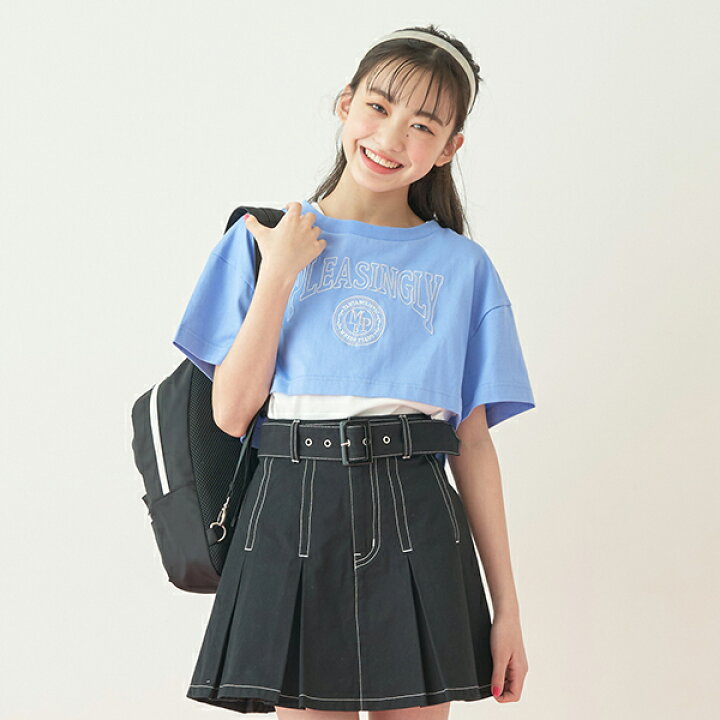 楽天市場】メゾピアノジュニア(mezzo piano junior)短丈Tシャツ&タンク  