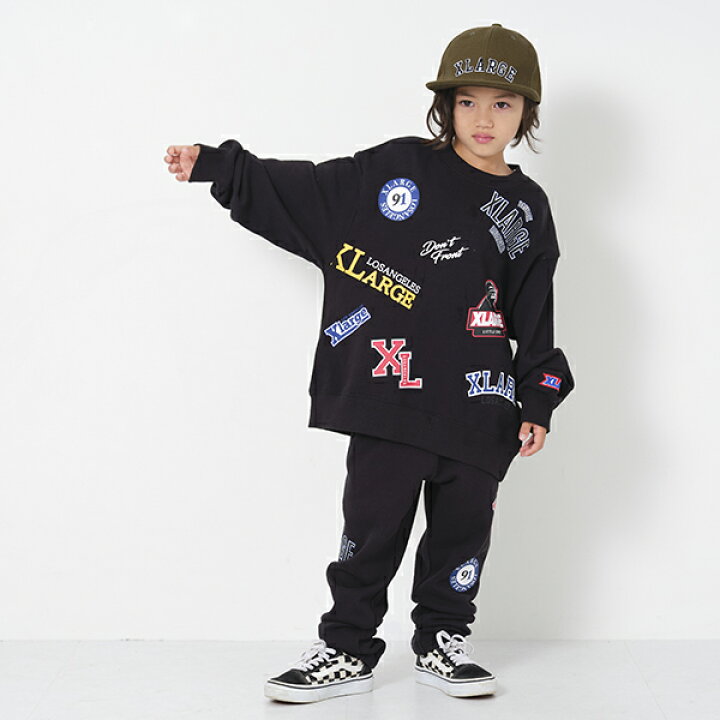 楽天市場】エクストララージ キッズ(XLARGE KIDS)MIXロゴトレーナー 