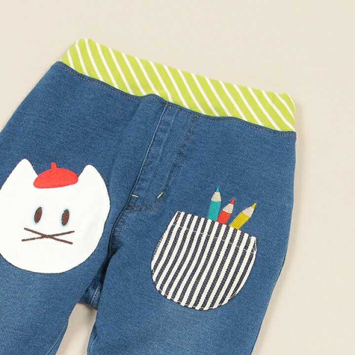 楽天市場】ベイビーチアー(baby cheer)ねこデニムニット : NARUMIYA  