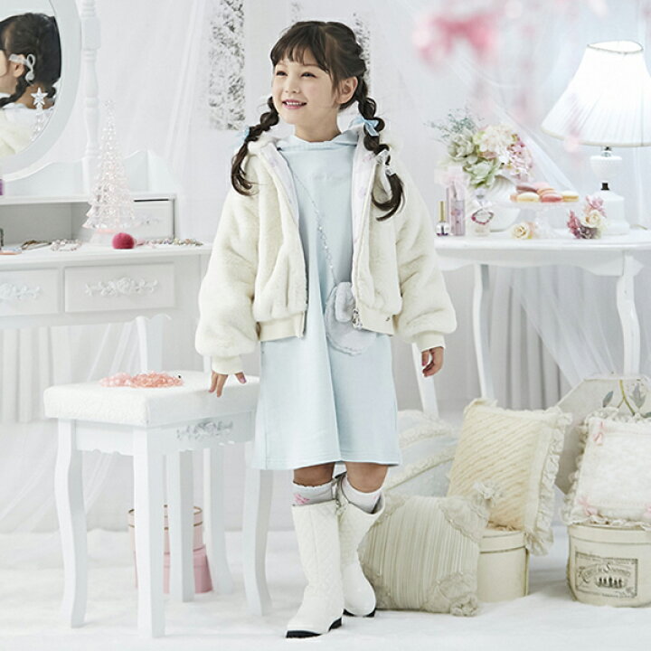 26.MEZZOPIANO☆うさ耳コート120cm