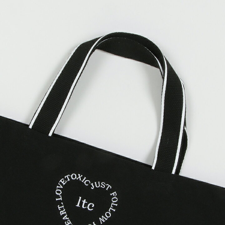 楽天市場】ラブトキシック(Lovetoxic)ハート刺しゅう横型トート 