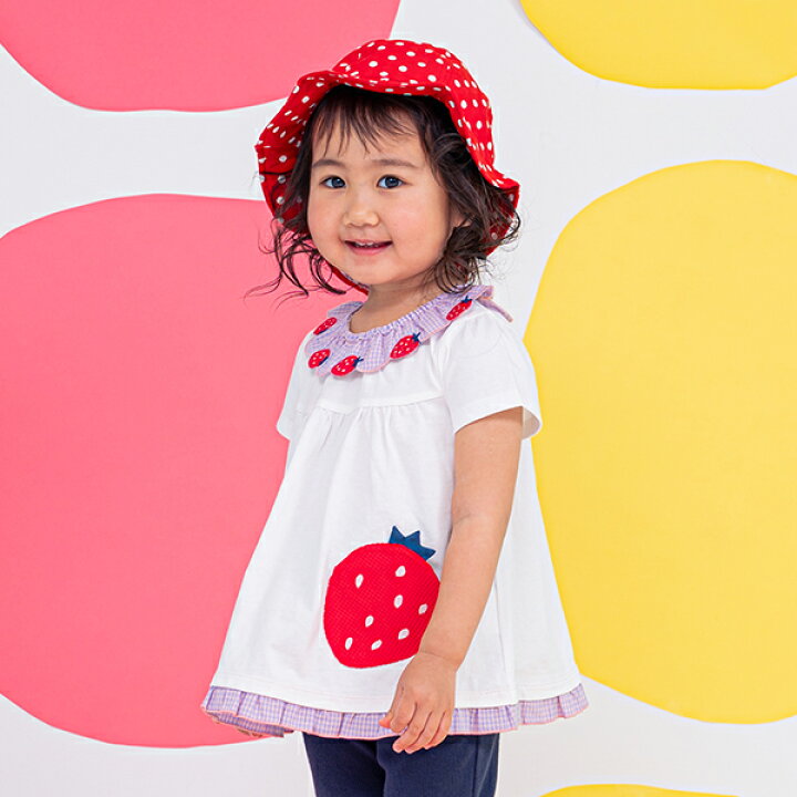 楽天市場】ベイビーチアー(baby cheer)いちごポケットTシャツ  