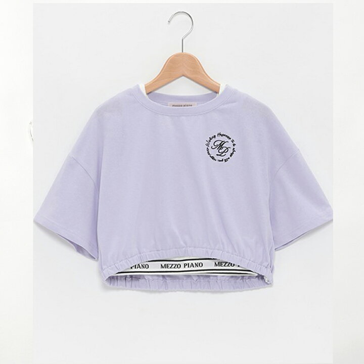 楽天市場】メゾピアノジュニア(mezzo piano junior)ショート丈Tシャツ  