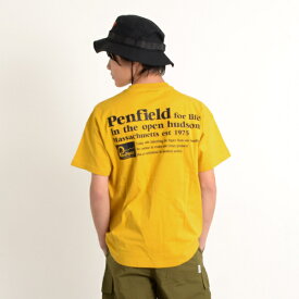 グラソス(GLAZOS)【Penfield】USAコットン・バックロゴ半袖Tシャツ