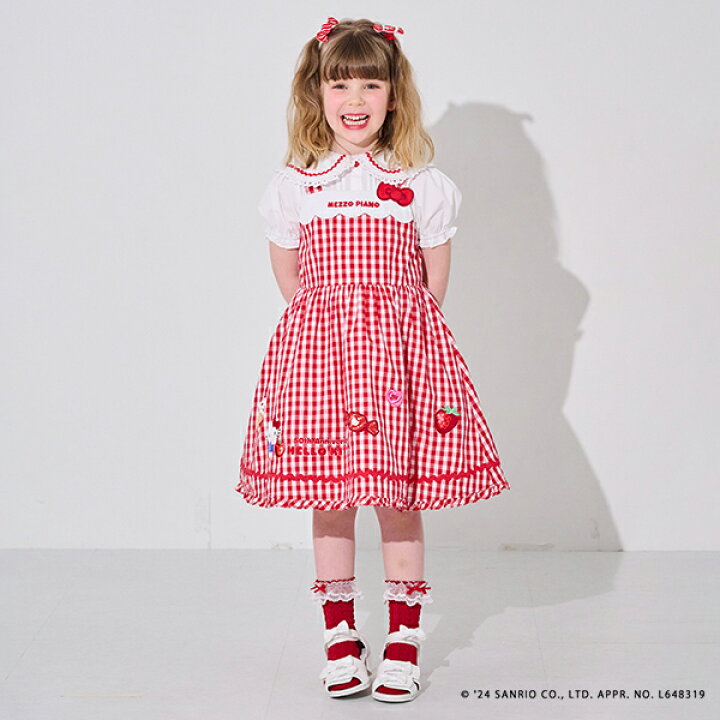 楽天市場】メゾピアノ(mezzo piano)【Hello Kitty 50th】耳つき衿  