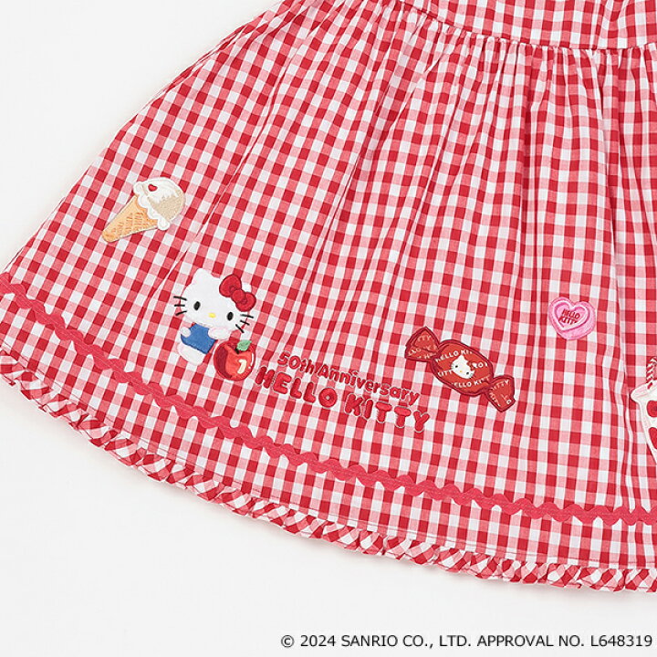 楽天市場】メゾピアノ(mezzo piano)【Hello Kitty 50th】ギンガム  