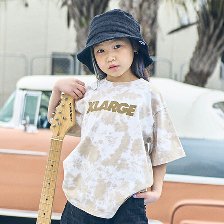 楽天市場】エクストララージ キッズ(XLARGE KIDS)タイダイ柄ロゴ半袖T  
